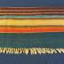 blanket, multicolored striped