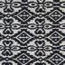 Blanket, black and white geometric