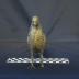 bird statuette, brass