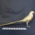 bird statuette, brass