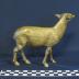 cow statuette, brass