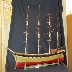 Brigantine model ship